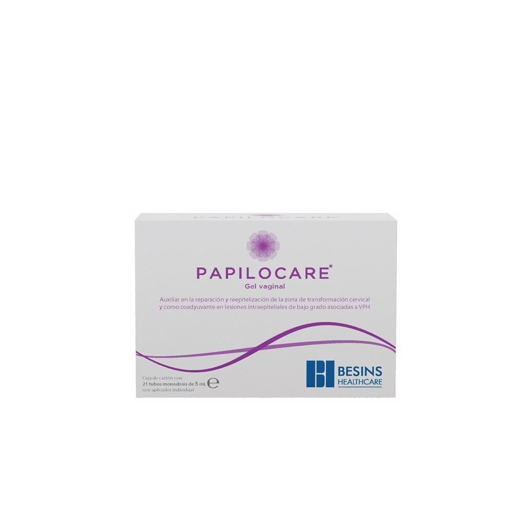 Papilocare , 21 tubos monodosis de 5 mL con aplicador individual gel