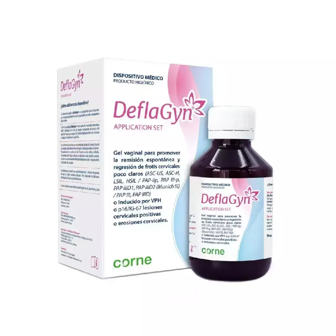Deflagyn , 150 ml y 2 aplicadores gel